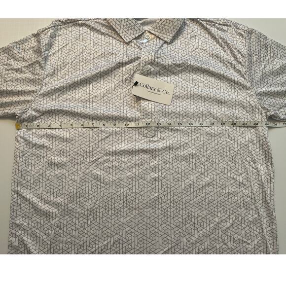 Collars & Co. Semi-Spread Collar Short-Sleeve Polo - Picture 5 of 9